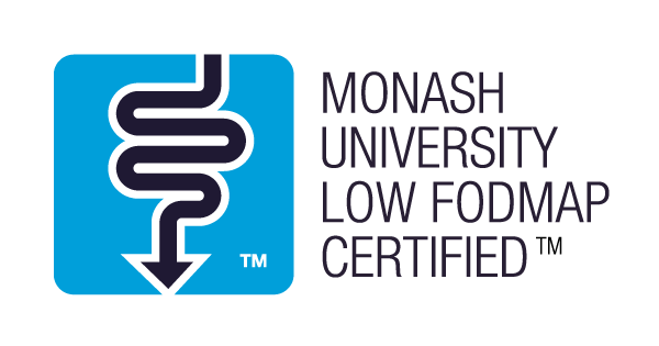 Monash University Low FODMAP Certified logo